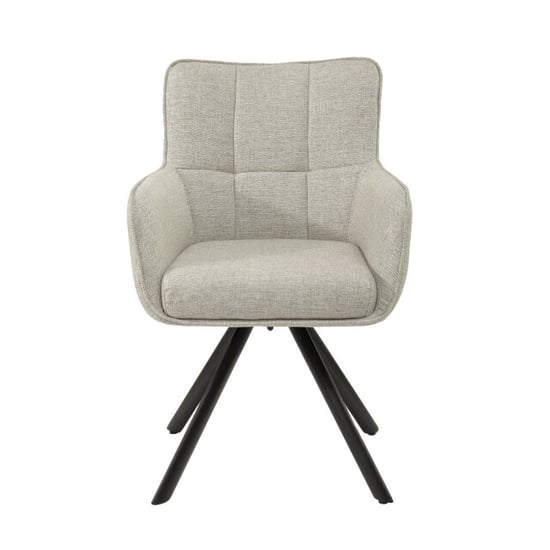Livingfurn eetkamerstoel tori sand zwart set van 2 - Image 2
