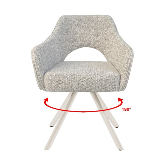 Livingfurn eetkamerstoel helen sand naturel set van 2 - Image 2