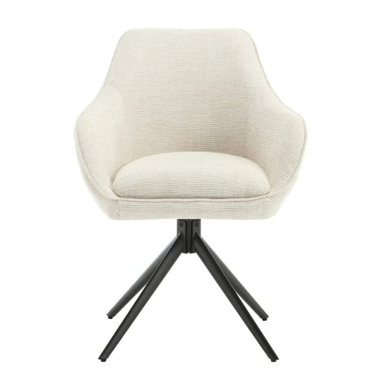 Livingfurn eetkamerstoel thomas sand - stof set van 2 - Image 2