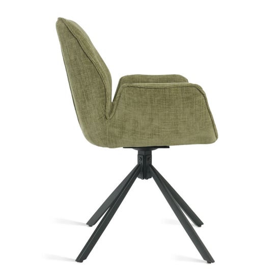 Multifurn 2x eetkamerstoel lenny stof mos - Image 3