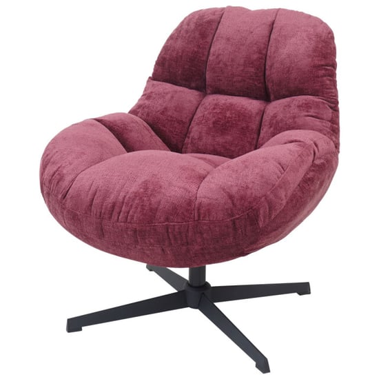Home67 Fauteuil charlie bordeaux - Image 2