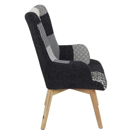 Home Deco Factory Patchwork fauteuil met armleuning helsinki comfortabel - - Image 2