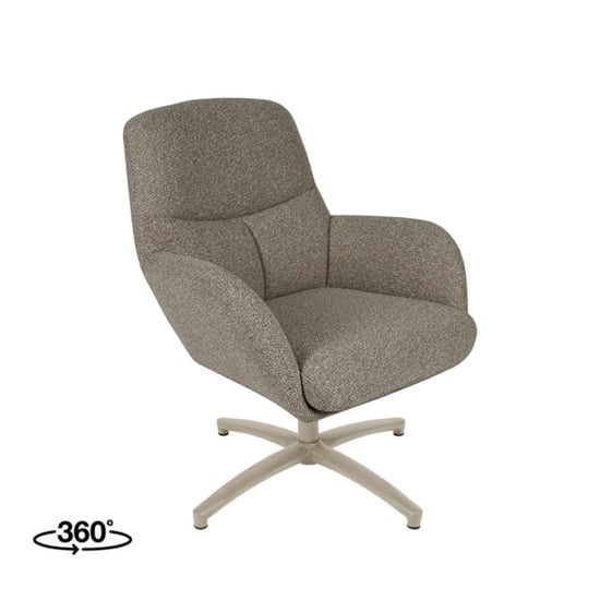 Label51 Fauteuil chill zone truffel boucle - Image 1