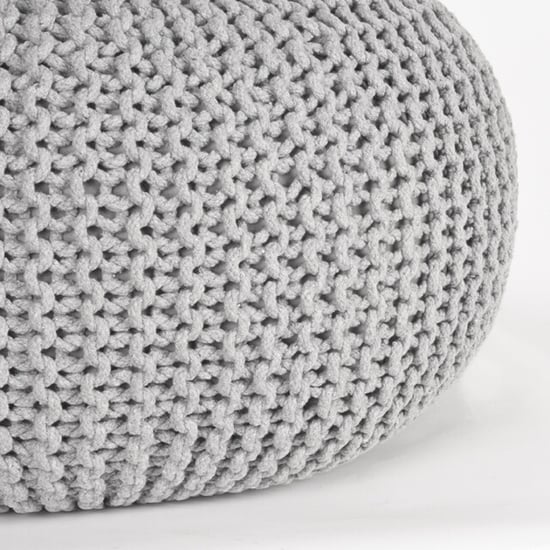 Label51 Poef knitted licht katoen l - Image 3