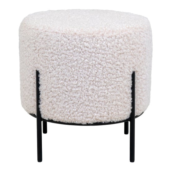Lewis & Loft Teddy poef – teddy rond – - Image 2