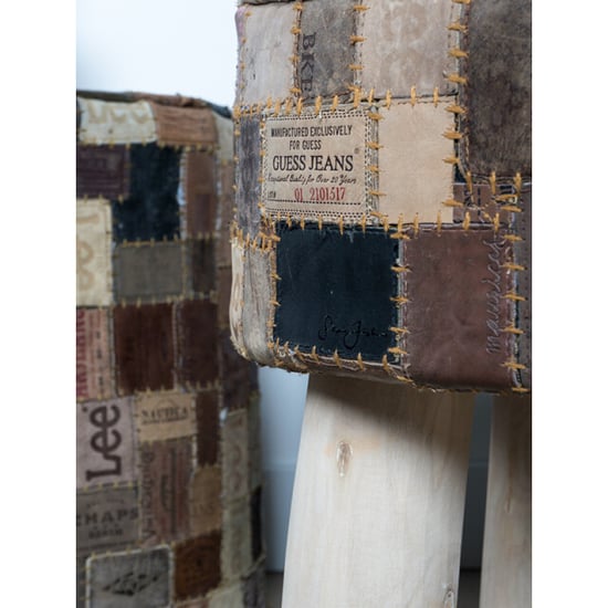Veer Carpets Poef royal labels rond - Image 3