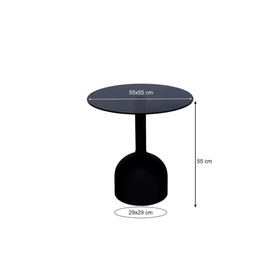 Brix bijzettafel isa black 55 cm - - Image 3
