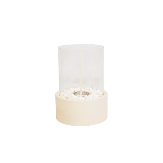 House Vitamin Table burner round metal/glass sand 21x21x28cm - Image 2