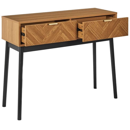Home Deco Factory Sidetable bijzettafel felix 35x100x80 cm art deco consoletafel - Image 1