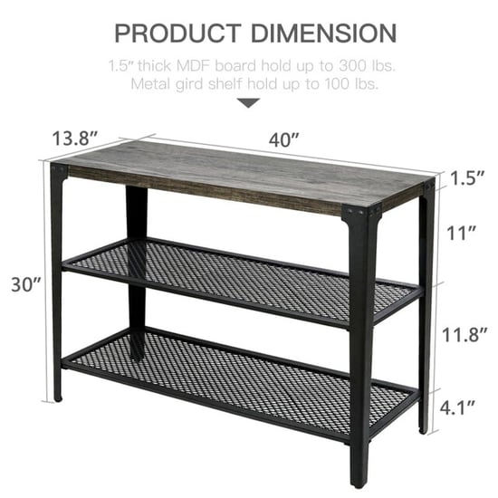 Furnilux Bijzettafel terra - 102x35x75 cm - Image 2