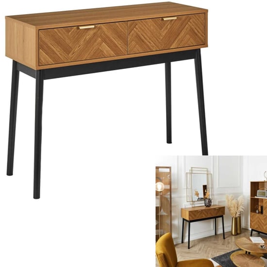Home Deco Factory Sidetable bijzettafel felix 35x100x80 cm art deco consoletafel - Image 3