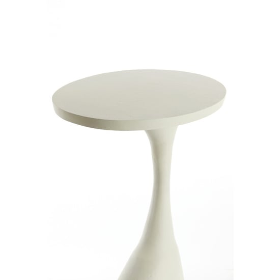 Light & Living bijzettafel 40x33x55 cm macau mat crème - Image 6
