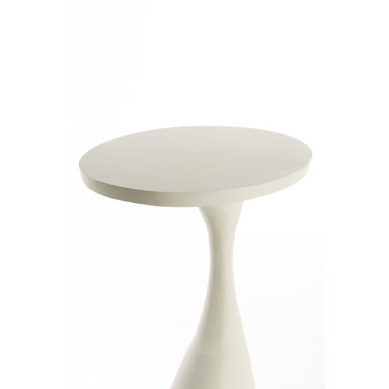 Light & Living bijzettafel 40x33x61 cm macau mat crème - Image 5