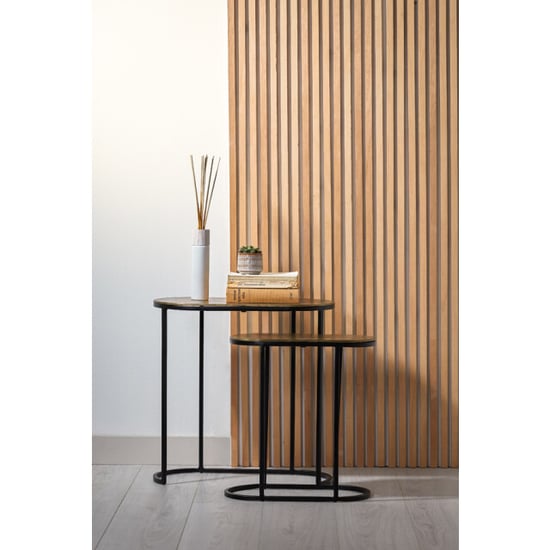 Light & Living bijzettafel bocov 53x26x53cm - set van 2 - Image 2
