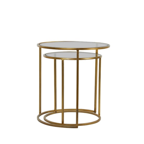 Light & Living bijzettafel duarte Ø50x52cm - set van 2 - Image 2