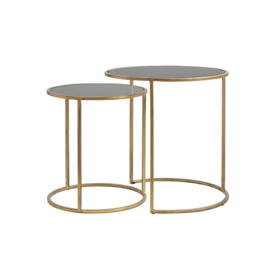 Light & Living bijzettafel duarte Ø50x52cm - set van 2 - Image 3