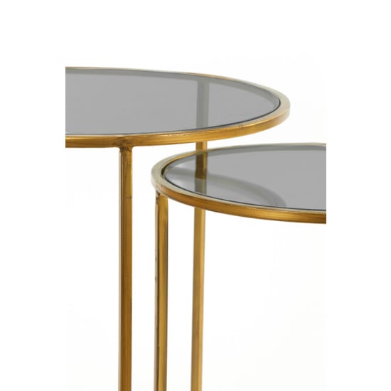 Light & Living bijzettafel duarte Ø50x52cm - set van 2 - Image 4