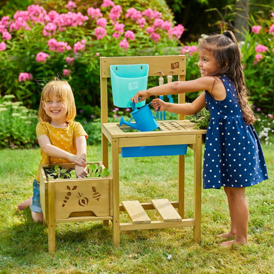 TP Toys Grow up houten plantentafel en modderkeuken 88x83x34 cm - Image 4