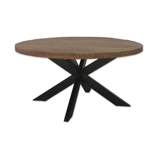 Brix eetkamertafel rond 150 cm mangohout - - Image 1