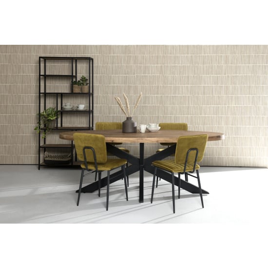 Brix ovale eetkamertafel mangohout 180cm - - Image 2