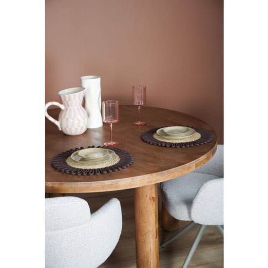 Home67 Eettafel tias ø140 cm mangohout - Image 4