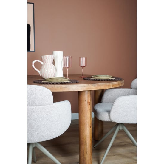 Home67 Eettafel tias ø140 cm mangohout - Image 5