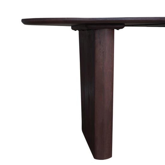 Home67 Eettafel rudo 220 x 110 cm espresso mangohout - Image 4