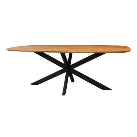 Hoyz eetkamertafel arhus solid 180cm acaciahout 6 personen - Image 2