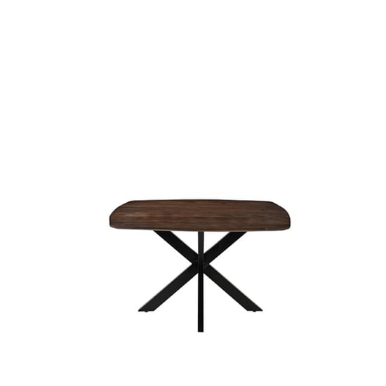 Label51 Eetkamertafel blake espresso mangohout 130x130 cm - Image 4