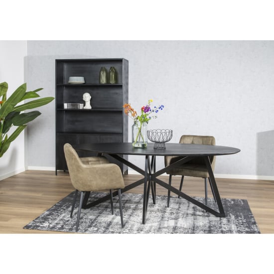 Livingfurn eetkamertafel oslo web acasia hout 200 cm - Image 3