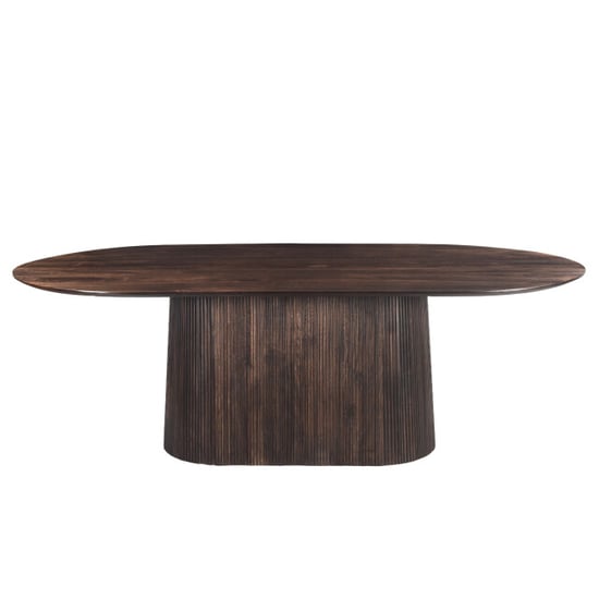 Livingfurn eetkamertafel salvator walnut 200cm mangohout - Image 3