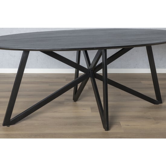 Livingfurn eetkamertafel oslo web acasia hout 200 cm - Image 5