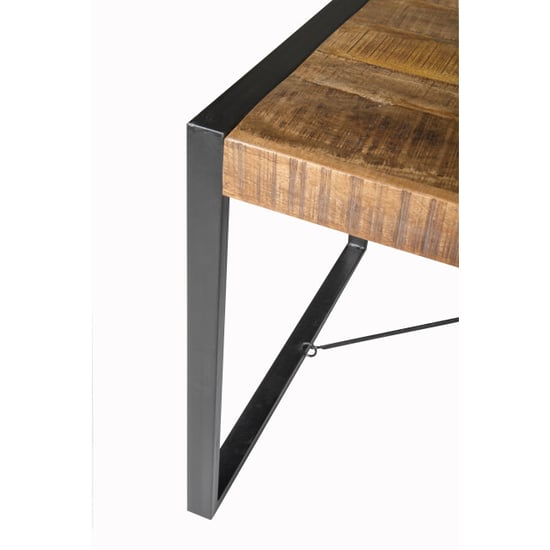 Livingfurn eetkamertafel nairobi u-pot mangohout 220x100 cm - Image 3