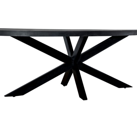 Livingfurn ovale eetkamertafel - mango hout 240 cm - Image 2