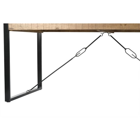 Livingfurn eetkamertafel nairobi u-pot mangohout 220x100 cm - Image 5