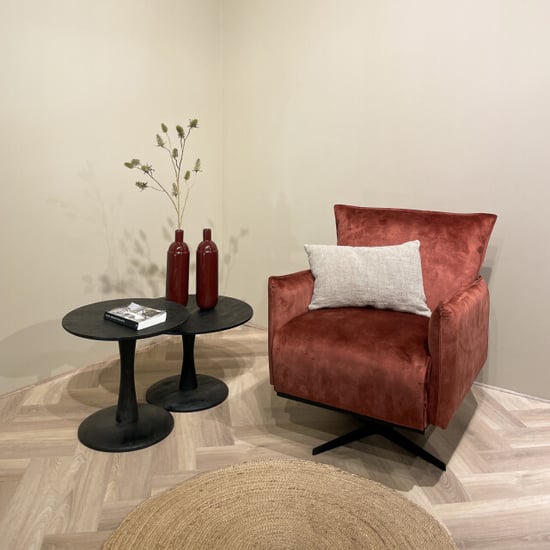 Brix salontafel vivian 50x50x45 mangohout - Image 4