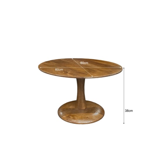 Brix salontafel vivian 60x60x38cm mangohout - Image 4