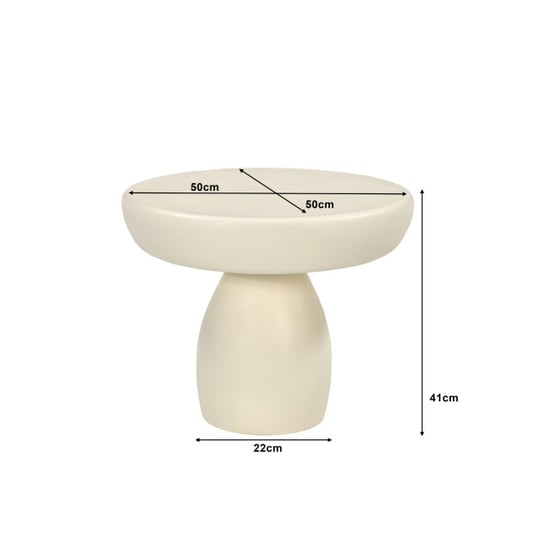 Brix salontafel dune - mdf/beton 50 cm - Image 2
