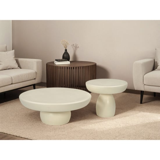 Brix salontafel dune - mdf/beton 80 cm - Image 2