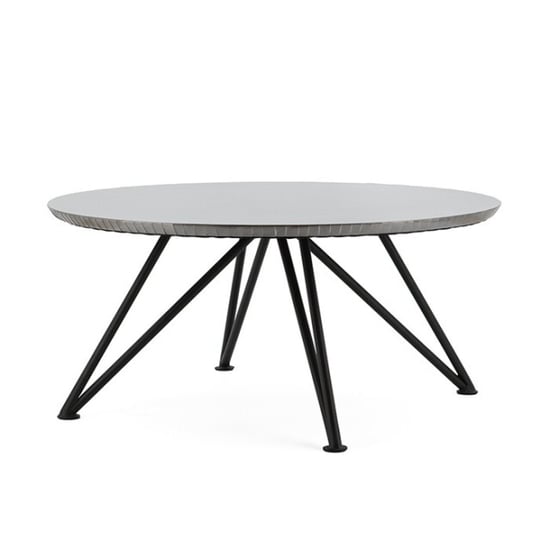 Furnilux salontafel geborsteld aluminium - Image 1