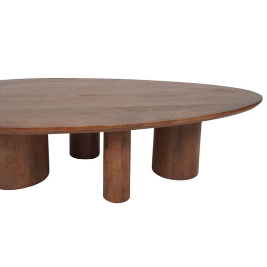 Home67 Salontafel amir 140 x 80 cm mangohout - Image 2