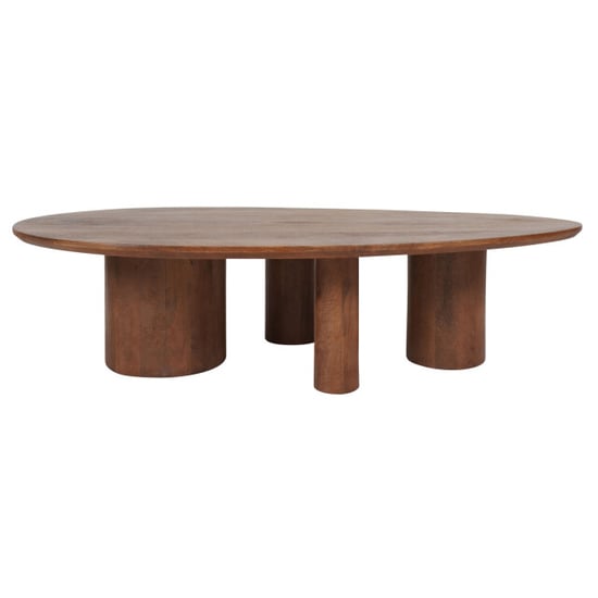 Home67 Salontafel amir 140 x 80 cm mangohout - Image 3