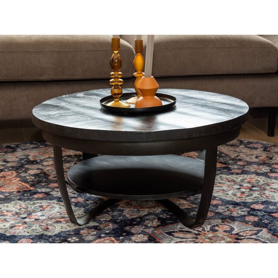 Home67 Salontafel cilamon 70 cm blad onderstel - Image 3