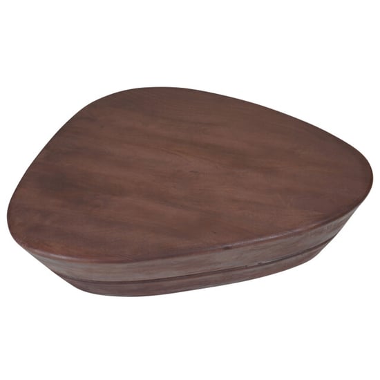 Home67 Salontafel kiva 107 x 80 cm espresso mangohout - Image 3