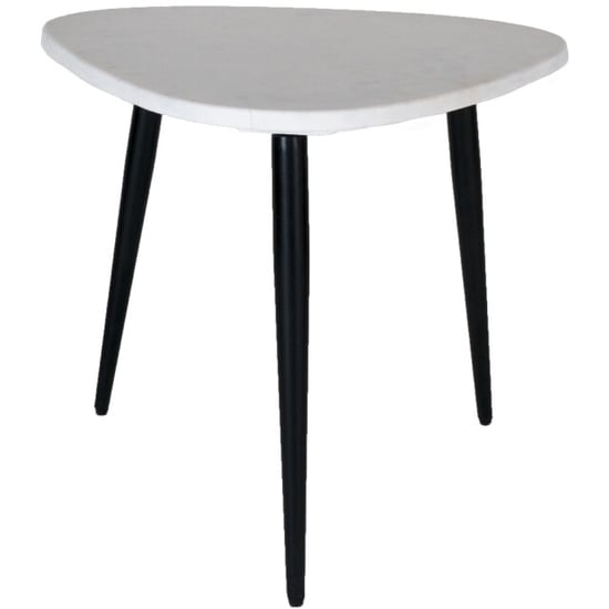 Home67 Salontafel milou marmer 55 cm - Image 1