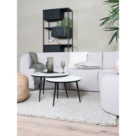 Home67 Salontafel melle marmer 65 cm - Image 2