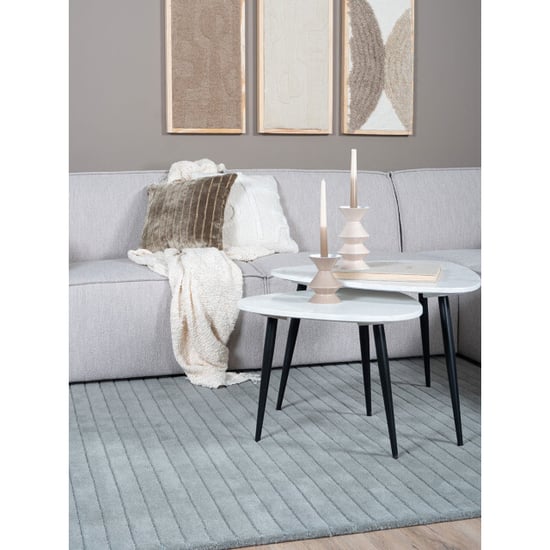 Home67 Salontafel milou marmer set van 2 groot - Image 2