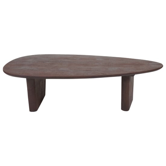 Home67 Salontafel rudo 135 x 75 cm espresso mangohout - Image 1