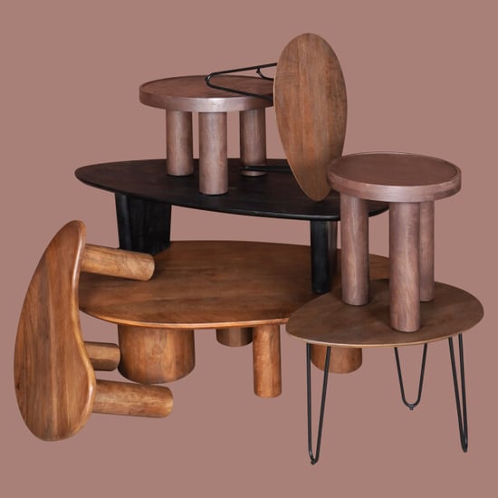 Home67 Salontafel rudo 135 x 75 cm mangohout - Image 3