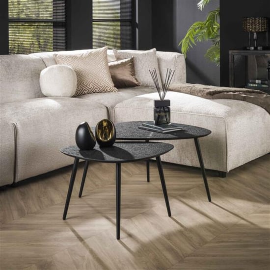 Hoyz Hoyz salontafel driehoekig metallic - set van 2 - Image 1